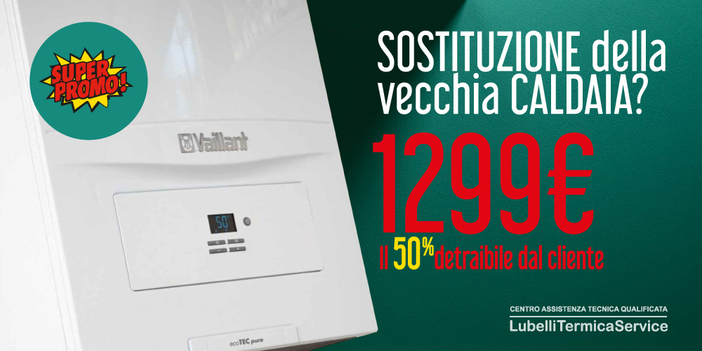 Offerta sostituzione caldaia vaillant ecotec pure