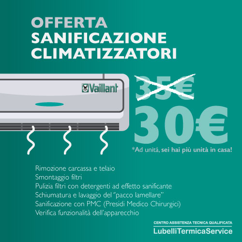 Offerta sanificazione dei condizionatori se in casa hai più di una unità da sanificare