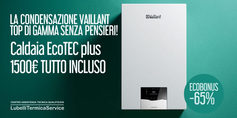 Offerta caldaia ecoTEC plus Vaillant