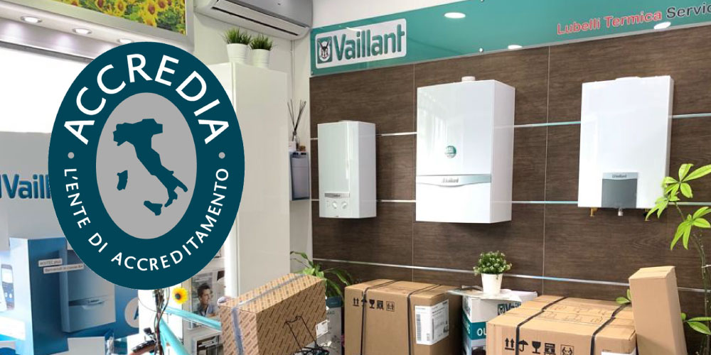 Certificato ACCREDIA AJAEU/Fgas assistenza vaillant a Napoli